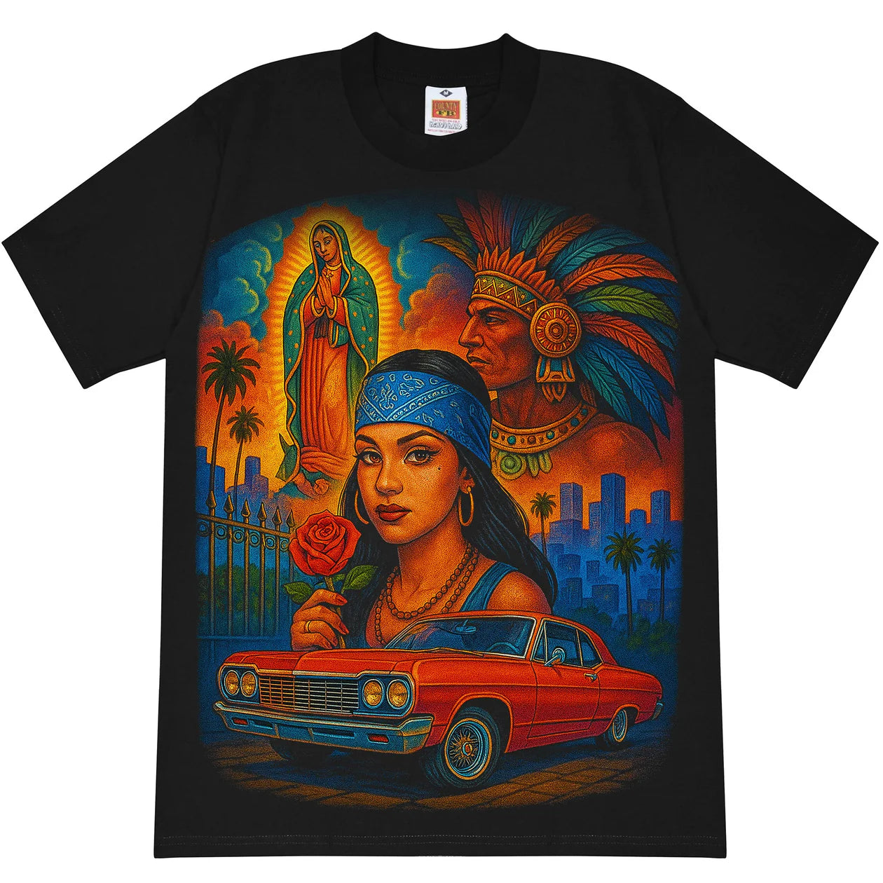 FB County Graphic T-Shirt (Chicano-Estilo)