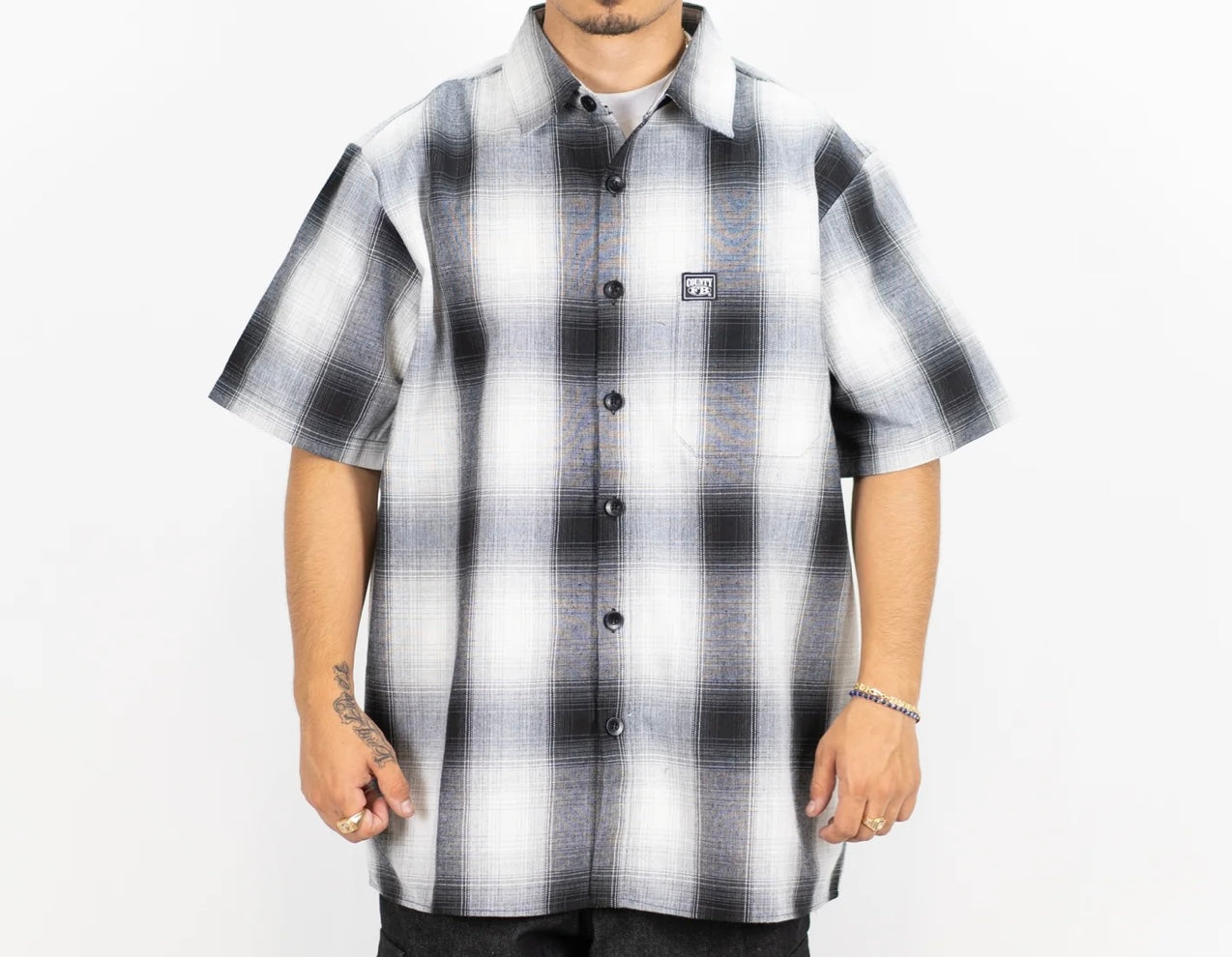 FB County Short Sleeve Checker Flannel Shirt