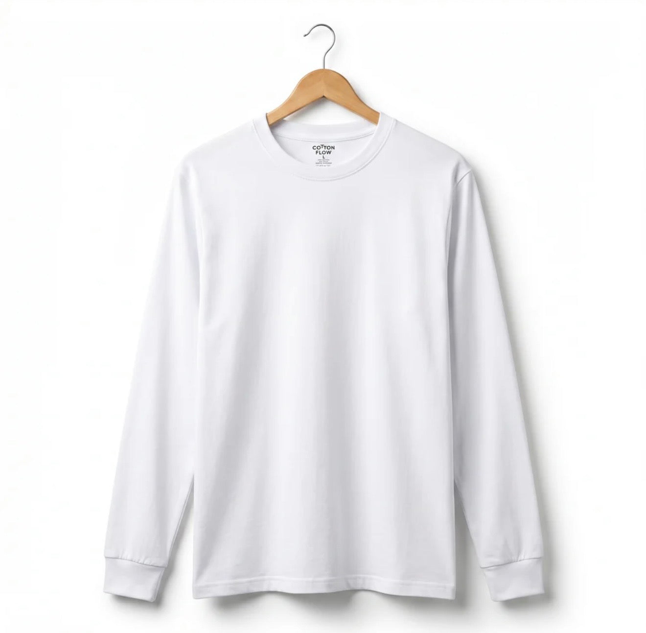 Cotton Flow T-Shirt, Long Sleeve
