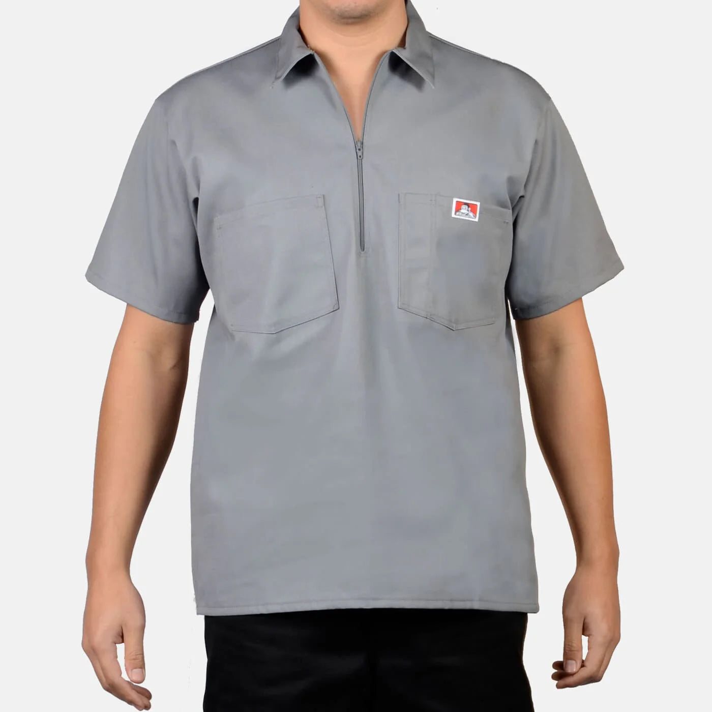 Ben Davis Short Sleeve Half Zip (Solid Color)