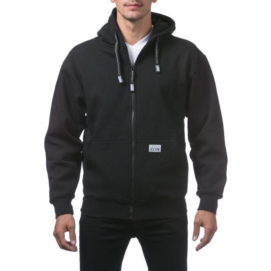 Pro Club Men's Heavyweight Full Zip Fleece Hoodie