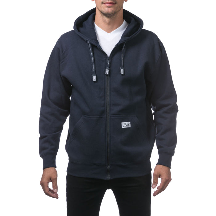 Pro Club Men's Heavyweight Full Zip Fleece Hoodie