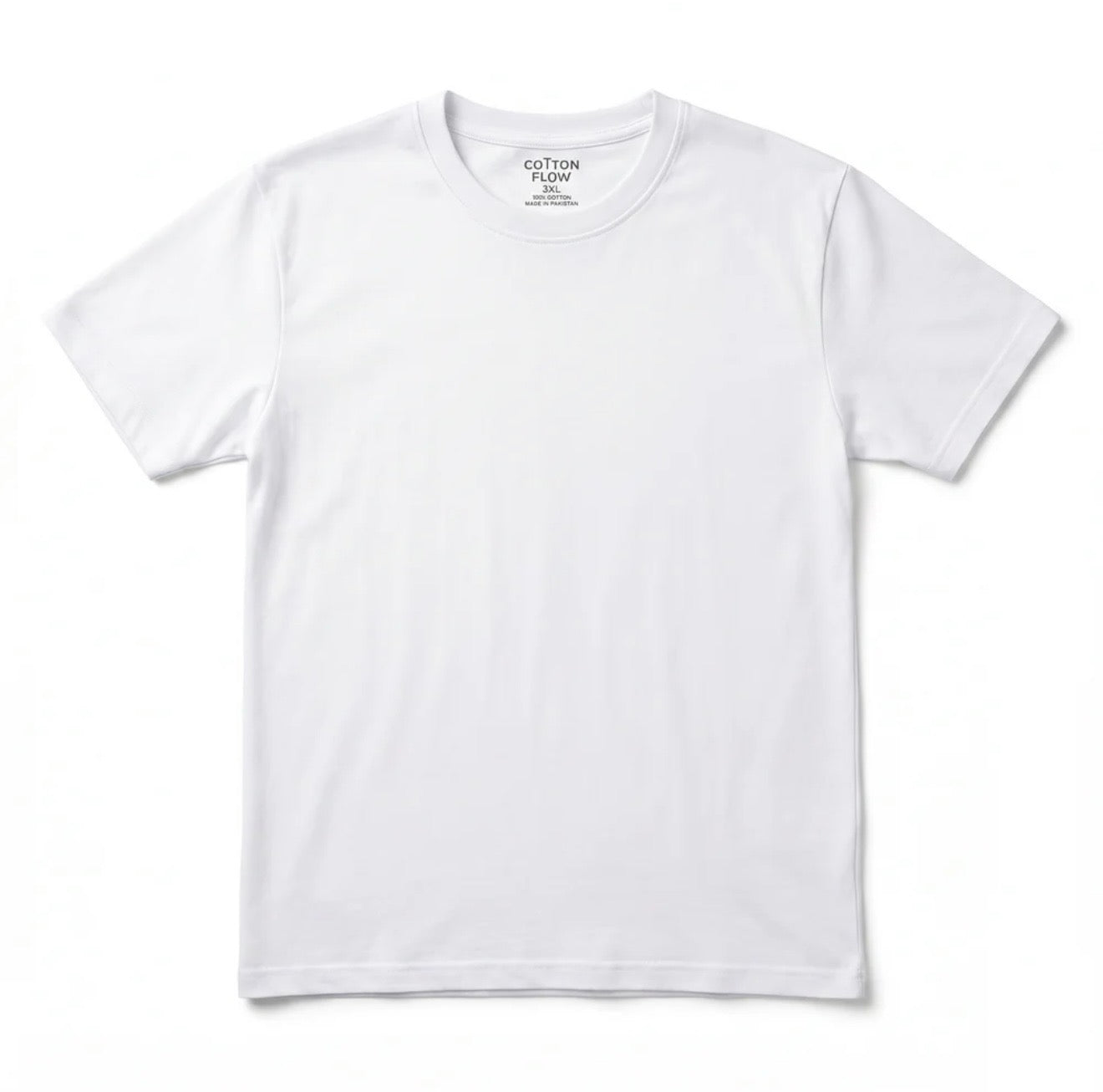 Cotton Flow T-Shirt, Crew Neck