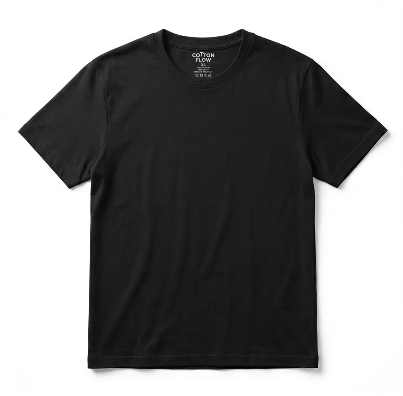 Cotton Flow T-Shirt, Crew Neck