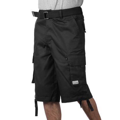Pro Club Twill Cargo Shorts / With Belt