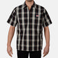 Ben Davis Short Sleeve Half Zip (Plaid)