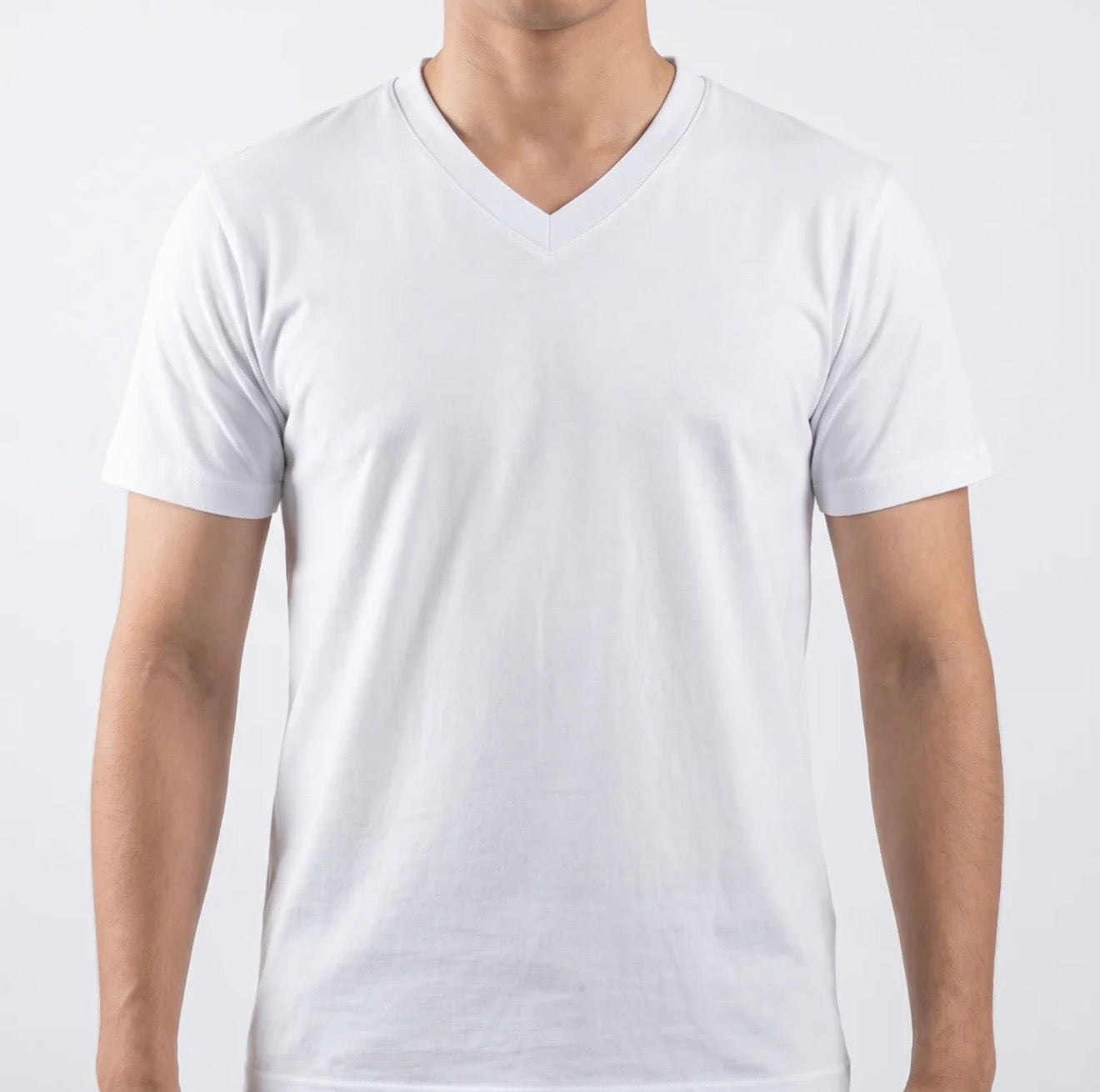 Cotton Flow T-Shirt, V-Neck