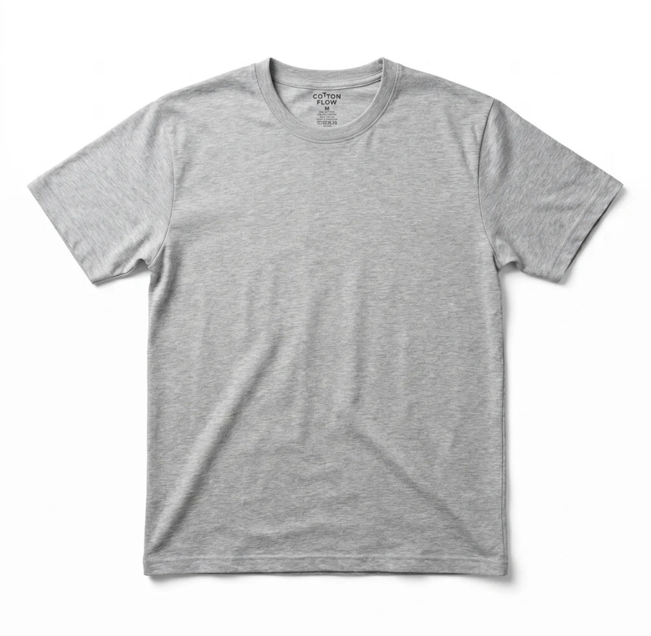 Cotton Flow T-Shirt, Crew Neck