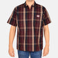 Ben Davis Short Sleeve Half Zip (Plaid)
