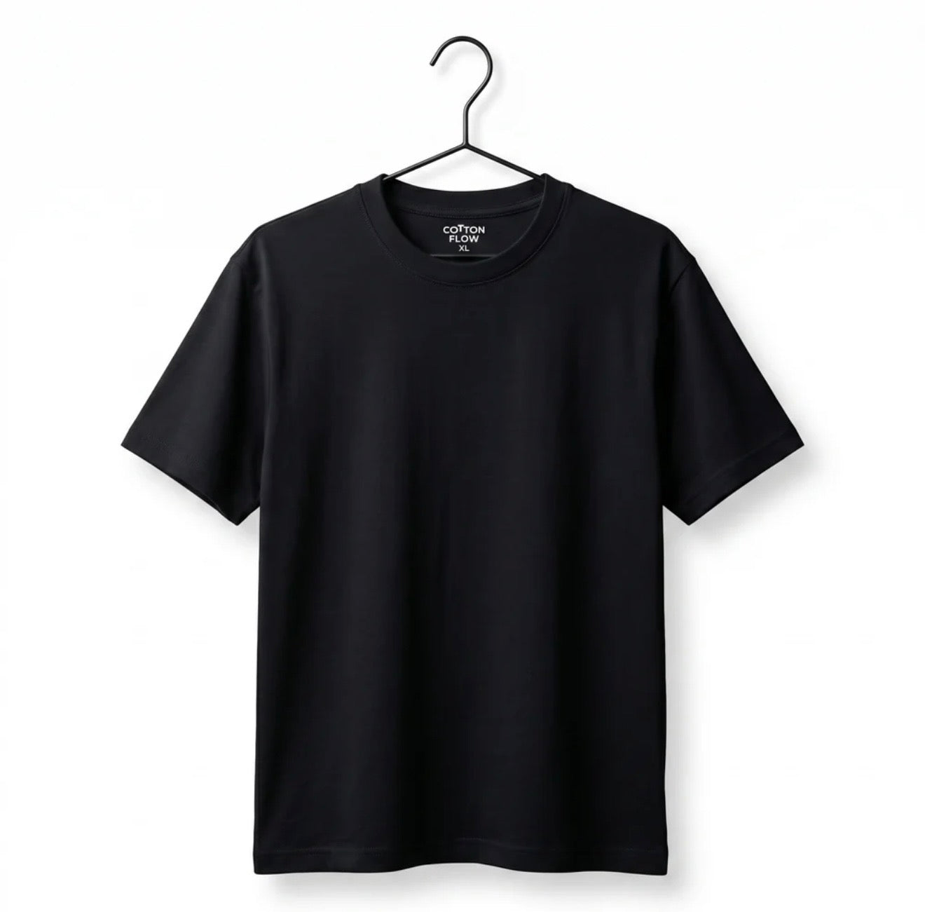 Cotton Flow T-Shirt, Crew Neck