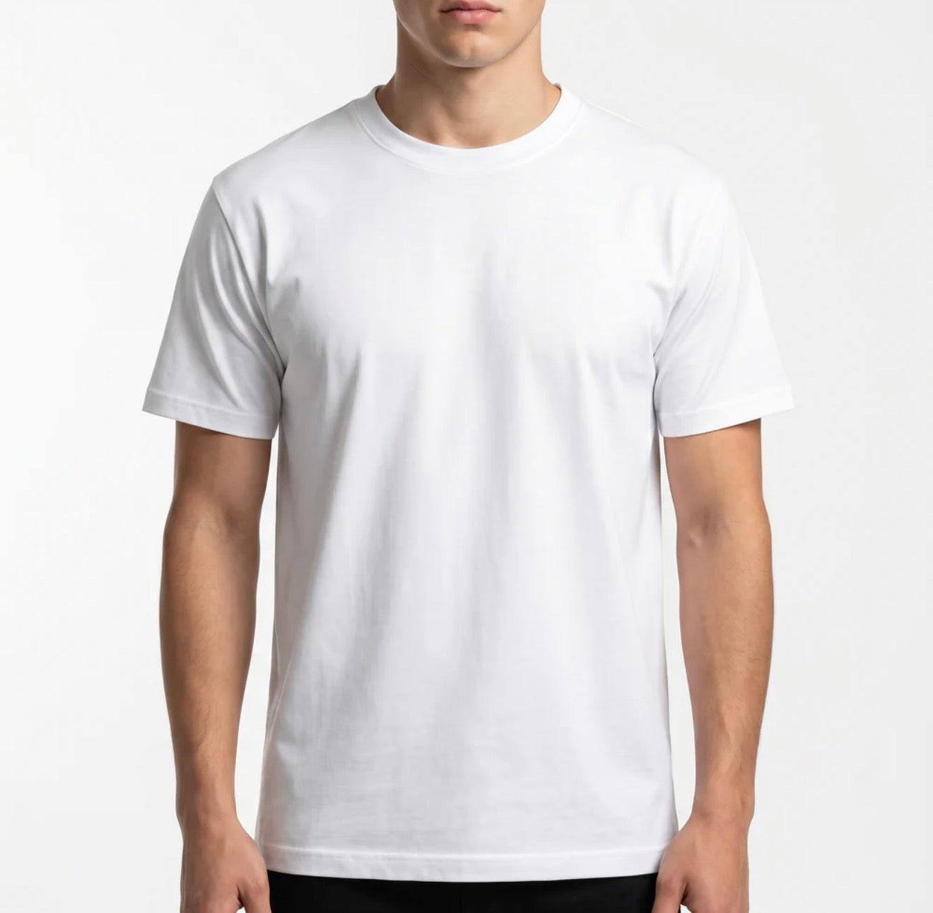 Cotton Flow T-Shirt, Crew Neck