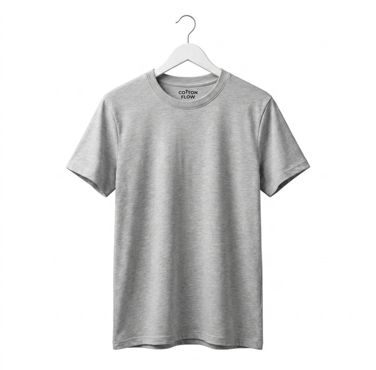 Cotton Flow T-Shirt, Crew Neck
