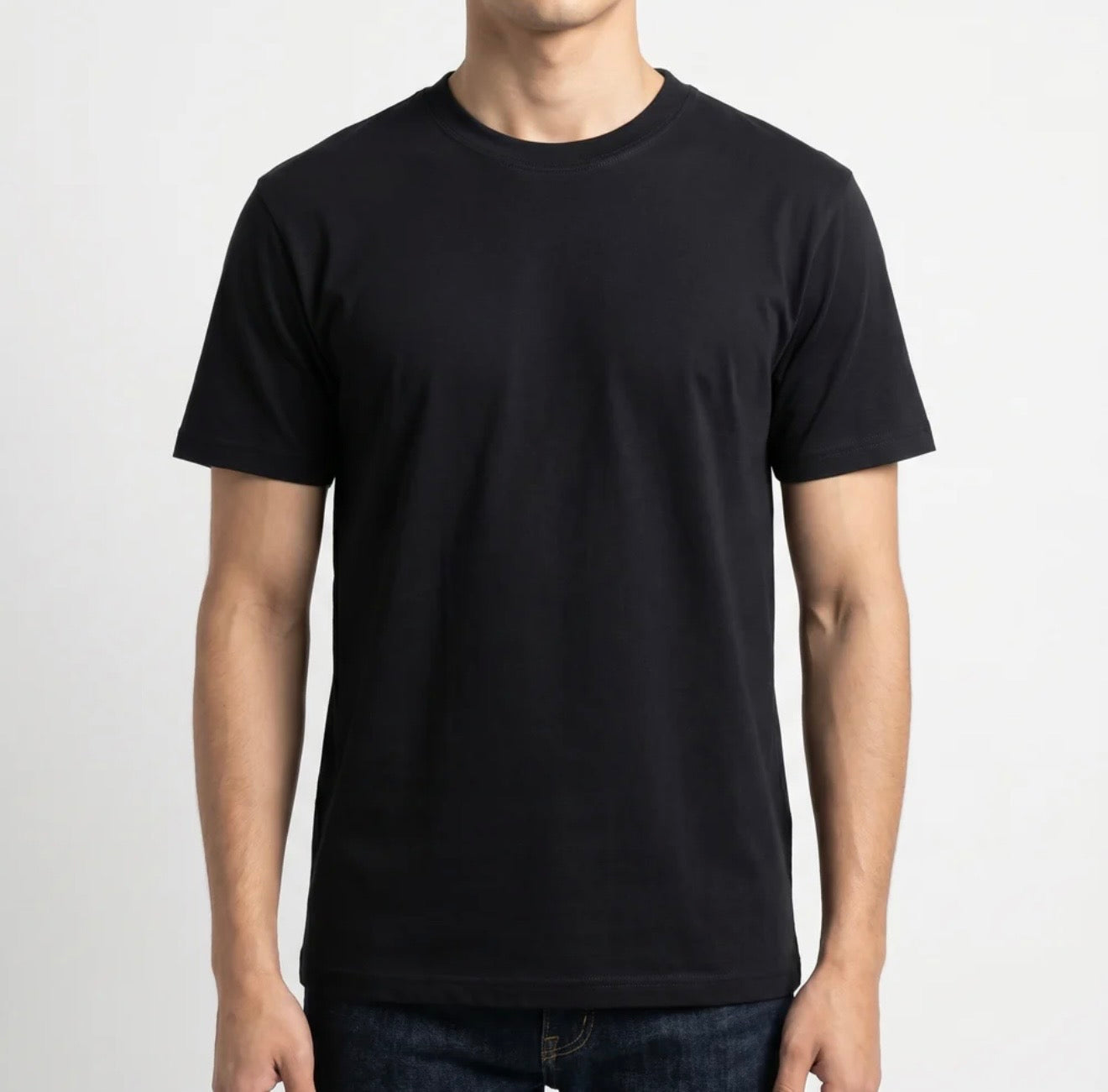Cotton Flow T-Shirt, Crew Neck