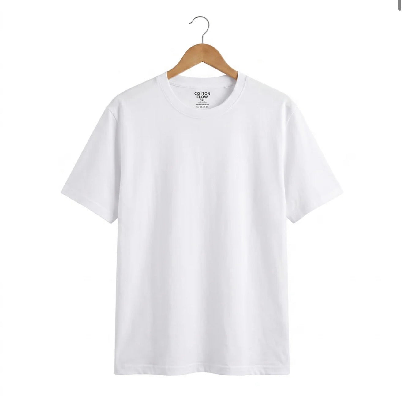 Cotton Flow T-Shirt, Crew Neck