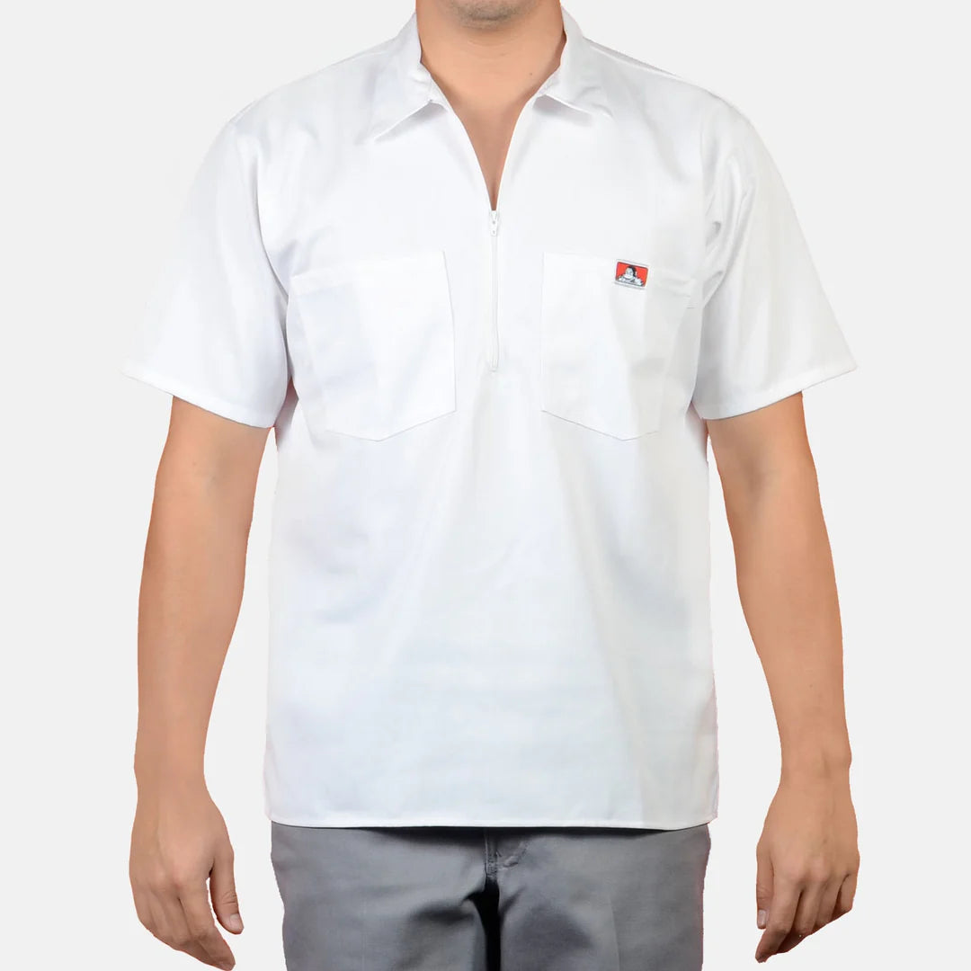 Ben Davis Short Sleeve Half Zip (Solid Color)