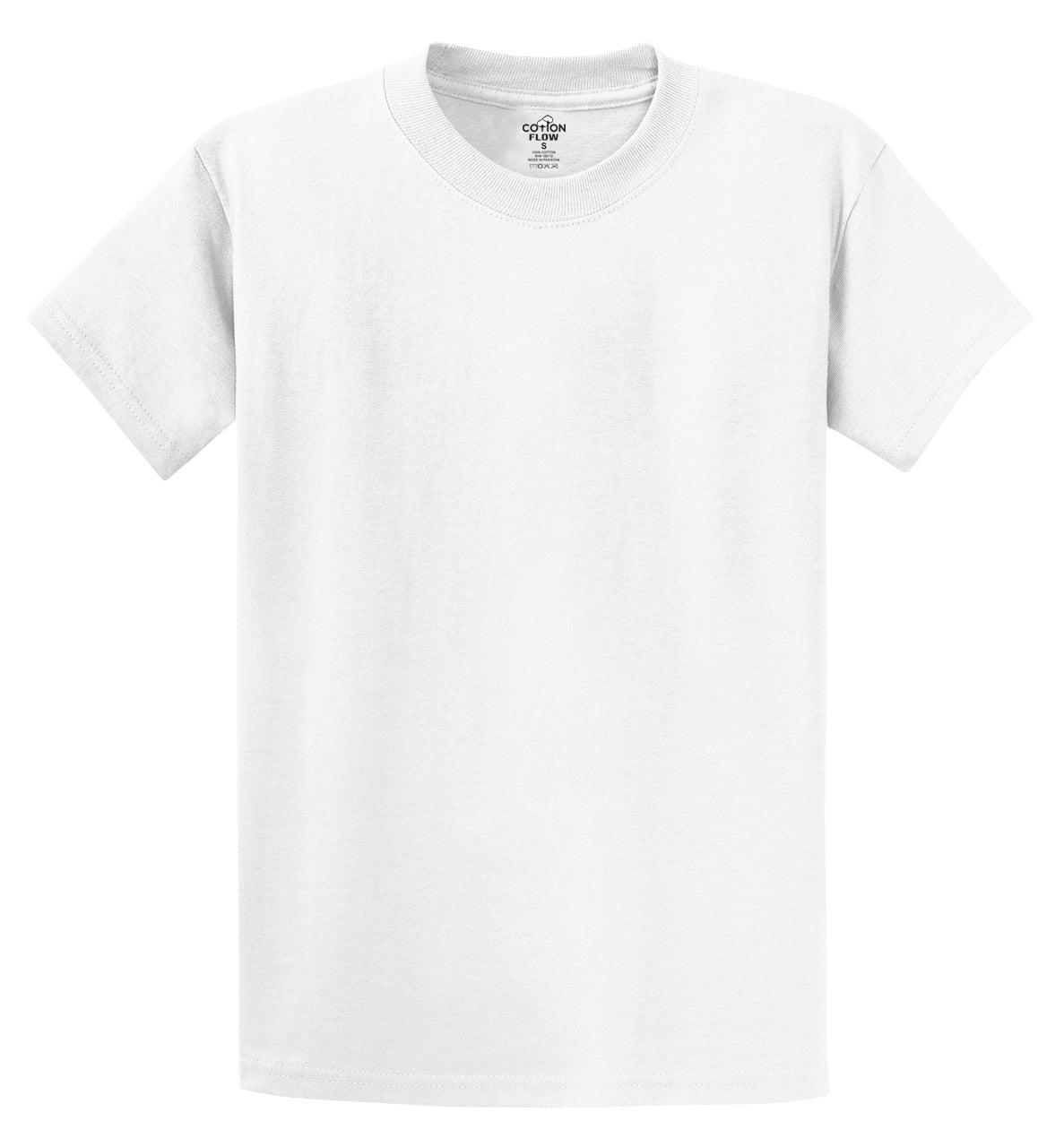 Cotton Flow T-Shirt, Crew Neck