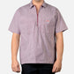 Ben Davis Short Sleeve Half Zip (Striped)