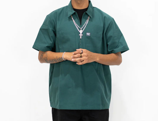 FB County Short Sleeve Zip Shirt
